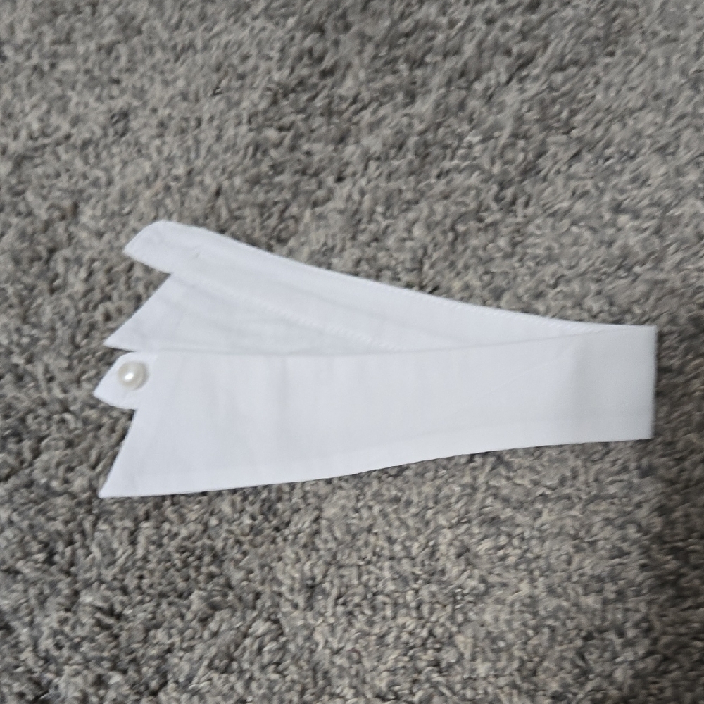 White Detachable Collar Costume Accessory, Playboy Bunny